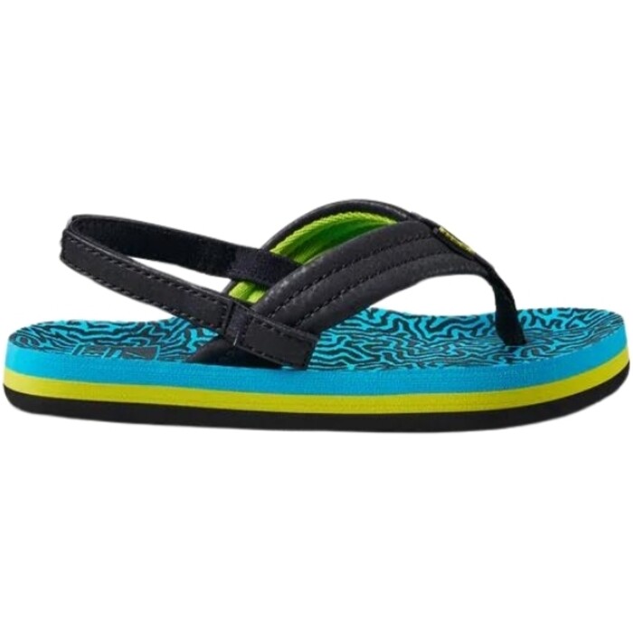 2024 Reef Infantes Little Ahi Chanclas / Sandalias CJ2840 - Blue Coral